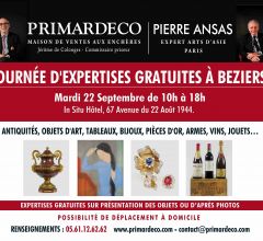 Acheter aux enchères JOURNÉE D'EXPERTISES GRATUITES à BÉZIERS