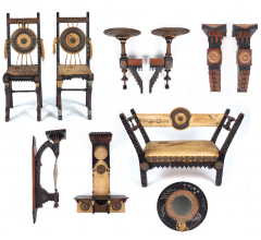 Acheter aux enchères MOBILIER CARLO BUGATTI - OBJETS D'ART - MOBILER D'EPOQUE ET DE STYLE